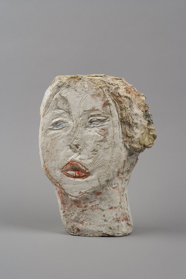 Alberto Giacometti Head of Woman [Flora Mayo] 1926 Painted plaster 31.2 x 23.2 x 8.4 cm Collection Fondation Alberto et Annette Giacometti, Paris © Alberto Giacometti Estate, ACS/DACS, 2017