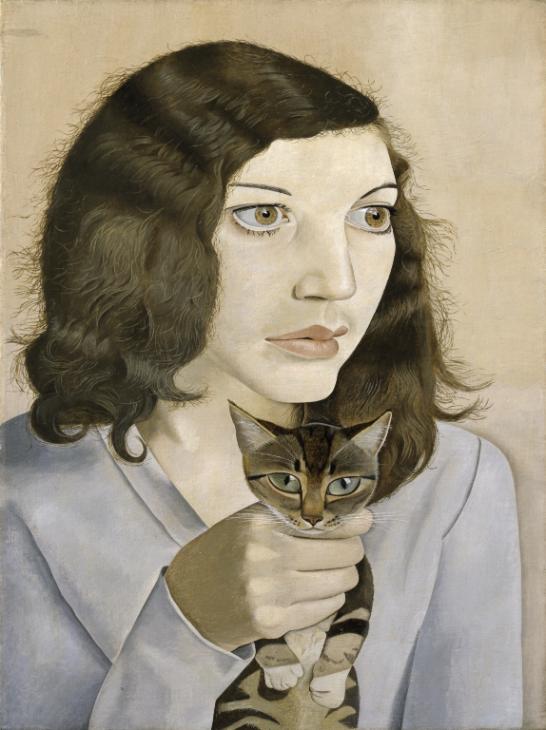Lucian Freud, Girl with a Kitten 1947. Tate. © The Lucian Freud Archive / Bridgeman Images