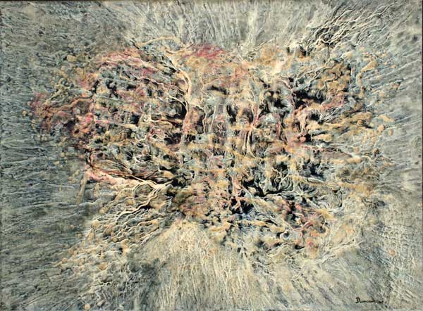 Joseph Duncan huile 60 x 91 cm de 1960  Collection Privée Serge Hamon