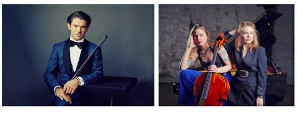 Gautier Capuçon © Anoush Abrar - Duo Shum, Lisa Strauss et Anastasia Rizikov © Deyan Parouchev